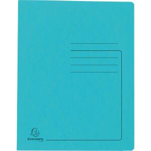 Exacompta Schnellhefter DIN A4 355g/m² Colorspankarton türkis