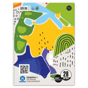 Staufen Collegeblock A4 100 Bl 70g Lin 28 Green 5mm kariert mit DR 2 Motive