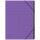 Exacompta EXACOMPTA Ordnungsmappe - 7 Fächer, A4, Karton, violett