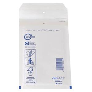 aroFOL Luftpolstertaschen Nr. 2, 120x215 mm, weiß, 10 Stück
