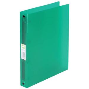 Ringmappe transluzent grün Q-CONNECT KF02906 A4 4 R 25 mm