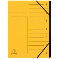 Exacompta EXACOMPTA Ordnungsmappe - 7 Fächer, A4,...