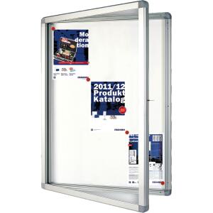 Schaukasten f. 15x A4 Aluminium FRANKEN SK15SE hoch/quer