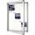 Schaukasten f. 15x A4 Aluminium FRANKEN SK15SE hoch/quer