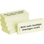 BIZSTIX Haftnotizen "Nicht mehr benötigte...