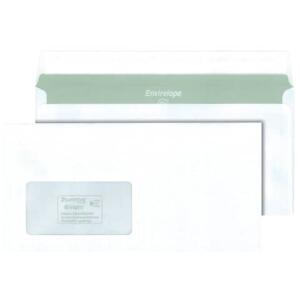 Envirelope Briefumschlag - DIN lang, haftklebend, 75 g/qm, mit Fenster, 20 Stück