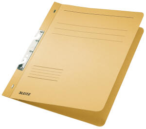 LEITZ 3746 Schlitzhefter 1/1Vorderdeckel A4 kfm. Heftung Manilakarton 250 g/qm chamois