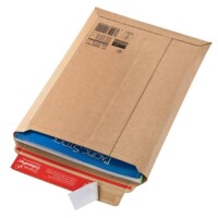 ColomPac Versandtaschen Wellpappe 290x400x50 mm (B4), braun