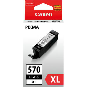 Canon Original Canon Tintenpatrone schwarz High-Capacity pigmentiert (0318C001,0318C001AA,318C001,318C001AA,PGI-570PGBKXL)