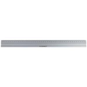 Q-Connect Lineal Alu - 40 cm, silber