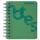 DONAU Collegeblock PP Cover - A6, kariert, grün