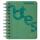 DONAU Collegeblock PP Cover - A6, kariert, grün