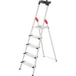 Hailo Alu-Sicherheitsleiter L80 ComfortLine - 5 Stufen