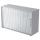 Hammerbacher Rollladenschrank - 2OH, 120 cm, Relinggriff, Grau/Silber