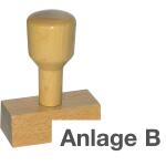 Vorgangsstempel - Anlage B