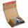 ColomPac Klassische Versandverpackung zum Wickeln 217x155x60 mm (A5), braun