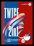 Staufen Collegeblock A4 80Bl 70g/qm Style kariert/liniert Twice2in1