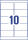 Zweckform L4744REV-25 Universal-Etiketten - 96 x 50,8 mm, weiß, 300 Etiketten/30 Blatt, wiederablösbar