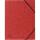 Exacompta EXACOMPTA Sammelmappe - A4, 355 g/qm, Gummizug, rot