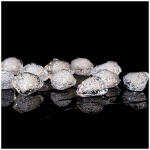 Deko-Steine Eiswürfel weiß 68880 500g