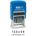 COLOP Mini-Dater - 4 mm Ziffernstempel, 6 Bänder