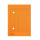 Falken Falken Umlaufmappe - A4, orange, Manilakarton, 250 g/qm