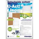 Schaukasten Security A1 silber FRANKEN BS1904 Wechselrahmen