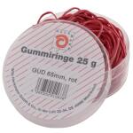 Wihedü Gummiringe - Ø65 mm, Dose mit 25g, rot