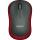 LOGITECH Maus M185 Wireless Optisch schwarz/rot