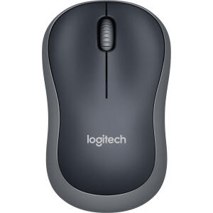 Logitech Maus M185 Wireless Optisch - schwarz/grau