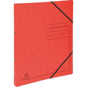 Exacompta Ringbuch DIN A4 Colorspankarton rot