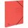 Exacompta EXACOMPTA Ringhefter - A4, 2-Ring, Ring-Ø 25 mm, Gummizug, rot