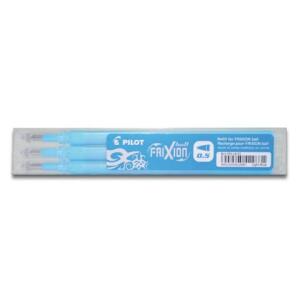 Pilot Tintenrollermine FriXion BLS-FR5 - 0,3 mm, hellblau, 3er Pack