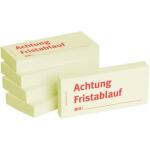 BIZSTIX Haftnotizen "Achtung Fristablauf am" -...