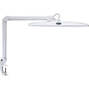 Maul LED-Arbeitsplatzleuchte MAULwork, dimmbar - weiß, Klemmfuß