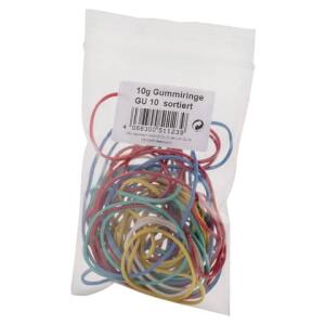 Wihedü Gummiringe - farbig sortiert, 10g