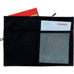 Rumold Sammeltasche für A3 - schwarz, gefüttertes Innenfach