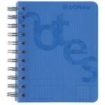 DONAU Collegeblock PP Cover - A6, kariert, blau