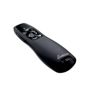 MEDIARANGE Präsentationsfernbedinung mit 5 Tasten und rotem Laserpointer, schwarz