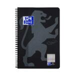 Oxford Touch Collegeblock B5 kariert schwarz, 80 Blatt...