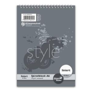 Staufen Spiralblock A6 40Bl 70g/qm liniert A6 40 Blatt 70g/qm liniert