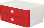 Smart-Box Allison,Schubladenbox 2 Schübe, cherry red