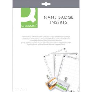 Q-Connect Etiketten für Namensschilder - 90 x 54 mm