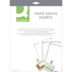 Q-Connect Etiketten für Namensschilder - 90 x 54 mm