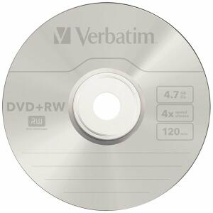 Verbatim DVD+RW Matt Silver 4x