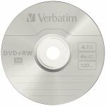 Verbatim DVD+RW Matt Silver 4x