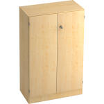 Hammerbacher Schrank - 3OH, Sockelblende SG, Ahorn/Ahorn