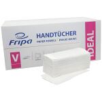 Fripa Handtücher Ideal - Zick-Zack-Falzung, 1-lagig, weiß, 20 x 250 Blatt