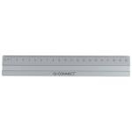 Q-Connect Lineal Alu - 20 cm, silber