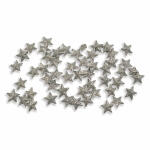 Streusterne 50ST silber 74027 1,5cm